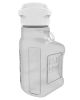 EZclear 2.5L (.5 Gal) Polycarbonate (PC) Space Saving Carboy with 83mm (83B) VersaCap and 6.9L Max Capacity, Large Pinched Handle, 1/EA