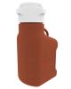EZgrip® 2.5L (0.5 Gal) Light Blocking Amber HDPE Space Saving Carboy with 83mm (83B) VersaCap and 3.25L Max Capacity, Large Pinched Handles, 1/EA