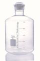 PUREGRIP® Reusable Clear Glass Carboy with 120mm VersCap® and Extra Large Marking Spot, 50 L (50,000 mL), 1/EA