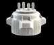 VersaCap 83 mm (83B) Carboy and Bottle Caps, Open Cap w/ 4x 5/16in Molded In HB Adapter, 1/EA