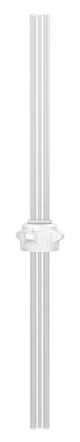 VersaCap 53B EZ-Top, Open Cap w/ 2x 1/4in & 1x 1/8in Tubing, 1/EA