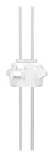 VersaCap 83B EZ-Top, Open Cap w/ 2x 1/4in Tubing, 1/EA