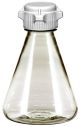 Flask 1L, Sterile Plastic Erlenmeyer Flasks for Cell Culture and Fermentation, 1L, Autoclavable Polycarbonate (PC), 53mm (53B) VersaCap, 6/PK
