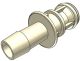 CPC MPC Connector Coupling Insert (Male) MPC22004T39M - MPC to 1/4in HB, Non-Valved, Polysulfone (PS), Class VI, 50/PK