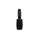 Polyethylene Barbed Union Tube Fittings, Reducing Connector, 1/2 Inch x 3/8 Inch, 10/PK