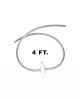 Vactrap™ 2 Tubing Extension, 4 feet (4'), with 0.2um PTFE Inline Vent Filter, 1/EA
