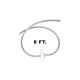 Vactrap™ 2 Tubing Extension 10 feet (10'), with 0.2 um PTFE Inline Vent Filter, 1/EA