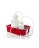 Vactrap XL Vacuum Trap System (Vacuum Flask) for Aspiration and Vacuum Protection, Shatterproof 4+1 Liter Aspirator Bottle Assembly with Secondary Container, Autoclavable Polypropylene (PP), 4L Bottle with 1L Overflow Bottle and Inline Vent Filter
