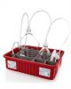 Vactrap™ Rhino™, 5L +2L, Rhino Coated Glass Bottle, Red Tub, GL45 Cap, 1/4in ID Tubing