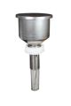 EZwaste® Safety Funnel, 70mm Stainless Steel, 1/EA