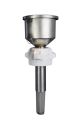EZwaste® Safety Funnel, 83mm, Stainless Steel, 1/EA