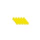 EZwaste® HPLC Solvent Waste System, Replacement Fittings, 1/2 Inch OD Tube Fittings, Blue Nut with Yellow Ferrule, 1/2-20 Thread, 20/PK
