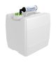 EZwaste® HPLC Solvent Waste System, 13.5L (3.5 Gal) UN/DOT-Rated Disposable Container, 70mm VersaCap w/ Six (6x) Ports for 1/16 Inch O.D. Tubing, 1/EA