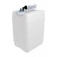 EZwaste® HPLC Solvent Waste System, 20L (5 Gal) UN/DOT-Rated Disposable Container, 70mm VersaCap with Six (6x) Ports for 1/8 Inch O.D. Tubing; One (1x) Hose Barb Port for 1/4 or 3/8 Inch I.D. Tubing, & Filter, 1/EA