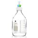 ChromCap™ 300 HPLC Solvent Reservoir System with VersaCap® GL45 and 2L (2000mL) Clr. Glass Reagent Bottle, Class VI PTFE Adapter & Safety Air Inlet Valve, Four (4x) Ports- OD Tubing 3.2mm (1/8in) or 1.6mm (1/16in), 1/EA