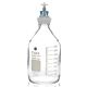 ChromCap™ 300 HPLC Solvent Reservoir System with VersaCap® GL45 and 2L (2000mL) Clr. Glass Reagent Bottle, Class VI PTFE Adapter & Safety Air Inlet Valve, Two (2x) Ports- OD Tubing 3.2mm (1/8in) or 1.6mm (1/16in), 1/EA