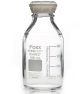 PUREGRIP® Rhino Safety Coated Glass Bottles, Clear, 500mL, with GL45 VersaCap