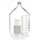 PUREGRIP® Rhino Safety Coated Glass Bottles, Clear, 20L, with GL45 VersaCap