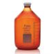 PUREGRIP® Rhino Safety Coated Glass Bottles, Amber, 5L, with GL45 VersaCap