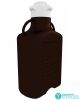 EZBio® 10L (2.5 Gal) Gamma Sterilized Double Bagged Autoclavable Polycarbonate (PC) Space Saving Carboy with 83mm (83B) VersaCap® and 13L Max Capacity, Large Pinched Handles, 1/EA