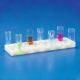 Holder, 12-Place, for Spectrophotometer Cuvettes, PE, 5/Unit, PK5