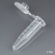 Microcentrifuge Tube, 0.5mL, PP, Attached Snap Cap, Graduated, Natural, Certified: Rnase, Dnase and Pryogen Free, 500/Stand Up Zip Lock Bag