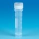 Microtube, 2mL, Self-Standing, Attached Screw Cap for Color Insert, with O-Ring, STERILE, PP, 100/Bag, 10 Bags/Unit