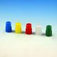 Cap, Snap, 10mm, PE, for Vacuum and Test Tubes, Green