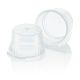 Cap, Snap, 13mm, PE, for 13mm Glass and Evacuated Tubes and 12mm Plastic Test Tubes, Clear
