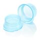 Cap, Snap, 16mm, PE, for 16mm Glass and Evacuated Tubes, Blue