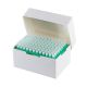 PosiStop Filter Pipette tip, 200ul, Sterile, graduated, GreenRack, 96/rack, 10 racks box