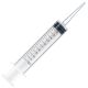 Transfer Syringe, 12cc (12mL), Printed Graduations, Straight Tip, 50/Bag, 24 bags/Case