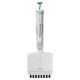 Pipette, Diamond PosiStop, Fully Autoclavable, 8-Channel, Adjustable volume, 5 - 50ul, Green