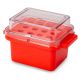 Mini Cooler, 0 deg.C, 12-Place, 3x4 for 1.5mL Tubes, Red