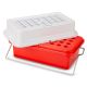 Mini Cooler, 0 deg.C, 32-Place, 4x8 for 1.5mL Tubes, Red, with Gel Filled Cover