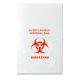 Autoclavable biohazard bag, 8x12in, clear, 100/pack, 2 packs/case