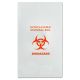 Autoclavable biohazard bag, 12x20in, clear, 100/pack, 2 packs/case