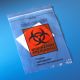 Bag, Biohazard Specimen Transport, 6in. x 10in., Ziplock with Score Line, Document Pouch and Absorbent Pad, 100/Pack, 5 Packs/Unit