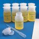 Bottle with Screwcap, Wide Mouth, Round, Graduated, LDPE , Cap: PP, 50mL, PK12
