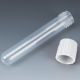Test Tube with Attached White Screw Cap, 12 x 75mm , 5mL, PP, 250/Bag, 4 Bags/Unit