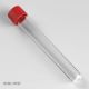 Test Tube with Attached Red Screw Cap, 16 x 120mm , 15mL, PS, STERILE, 150/Bag, 5 Bags/Unit