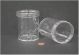 Jar, Wide Mouth, 240mL , 8oz, PS, 70mm Opening, 2 7/16 x 3 3/8in., Screw Cap Packaged Separately