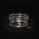 Jar, Wide Mouth, 120mL , 4oz, PS, 89mm Opening, 3 3/16 x 1 3/8in., Screw Cap Packaged Separately