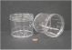 Jar, Wide Mouth, 360mL , 12oz, PS, 89mm Opening, 3 3/16 x 3in., Screw Cap Packaged Separately