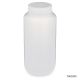 Bottle, Wide Mouth, Round, PP with PP Closure, 1000mL, 6/Pack, 24/Case