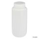 Bottle, Wide Mouth Round, HDPE with PP Closure, 1000mL, 6/Pack, 24/Case