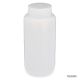 Bottle, Wide Mouth, Round, LDPE with PP Closure, 1000mL, 6/Pack, 24/Case