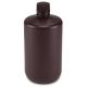 Bottle, Amber Narrow Mouth, Round, PP, 2 Liter