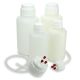 Vacuum Bottle, Heavy Duty, PP with White PP 53mm Screw Cap, 2 L, 2/Pack