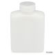 Bottle, Wide Mouth Rectangular, HDPE with PP Closure, 1000mL, 6/Pack, 24/Case